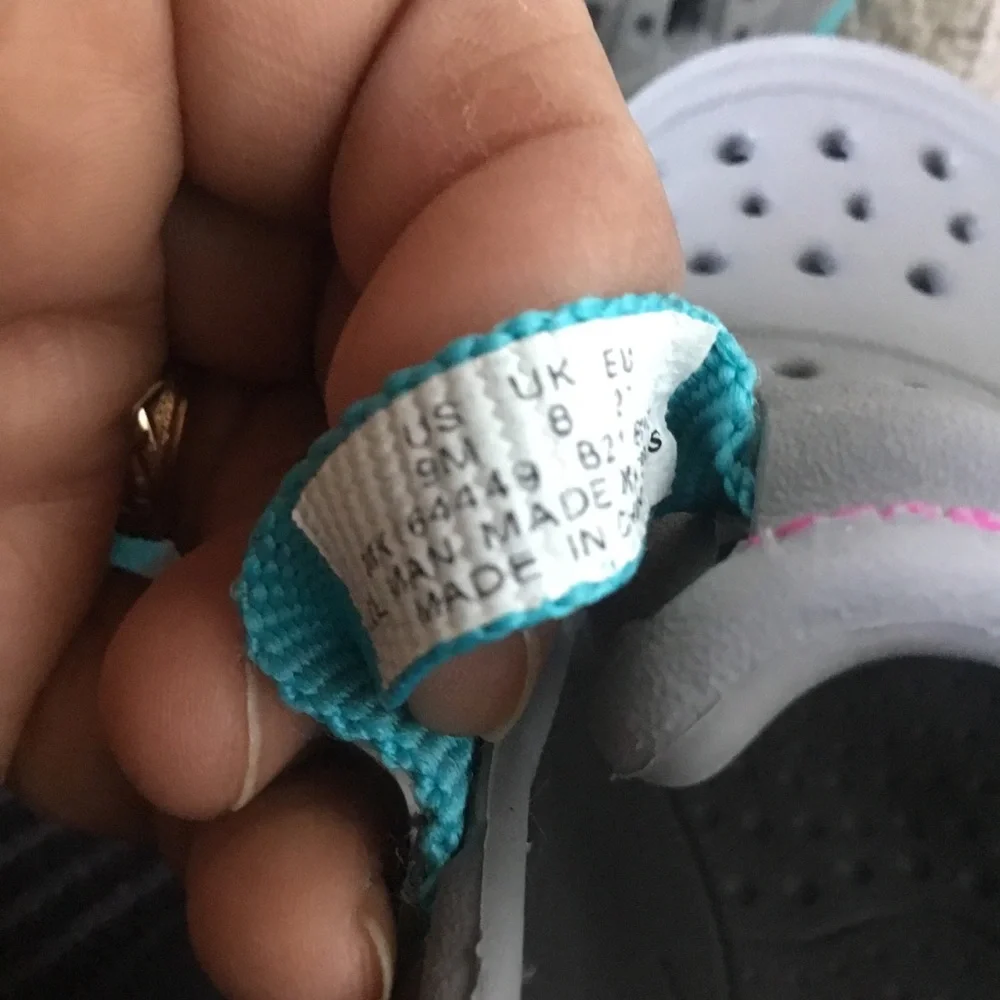 Merrell Kids Grey and Teal Water Shoes Slip-On
